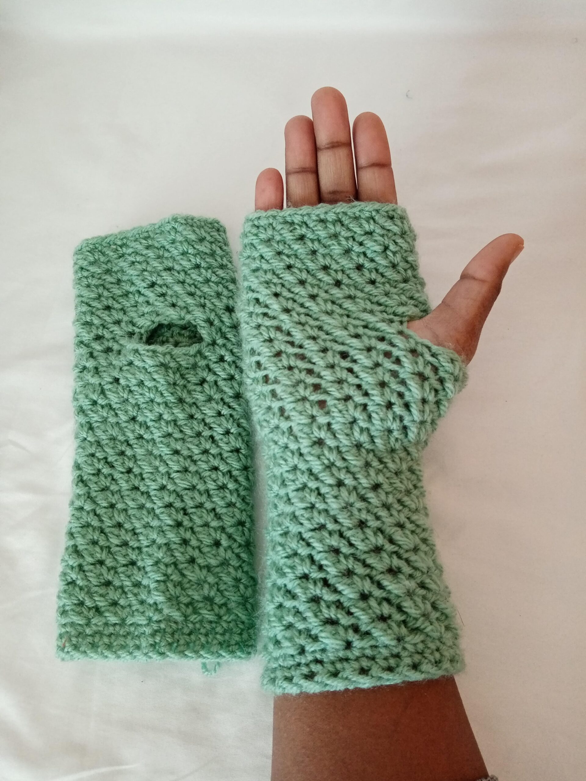 Cute Free Crochet Fingerless Mitts Pattern - Simply Beautifully Crafted